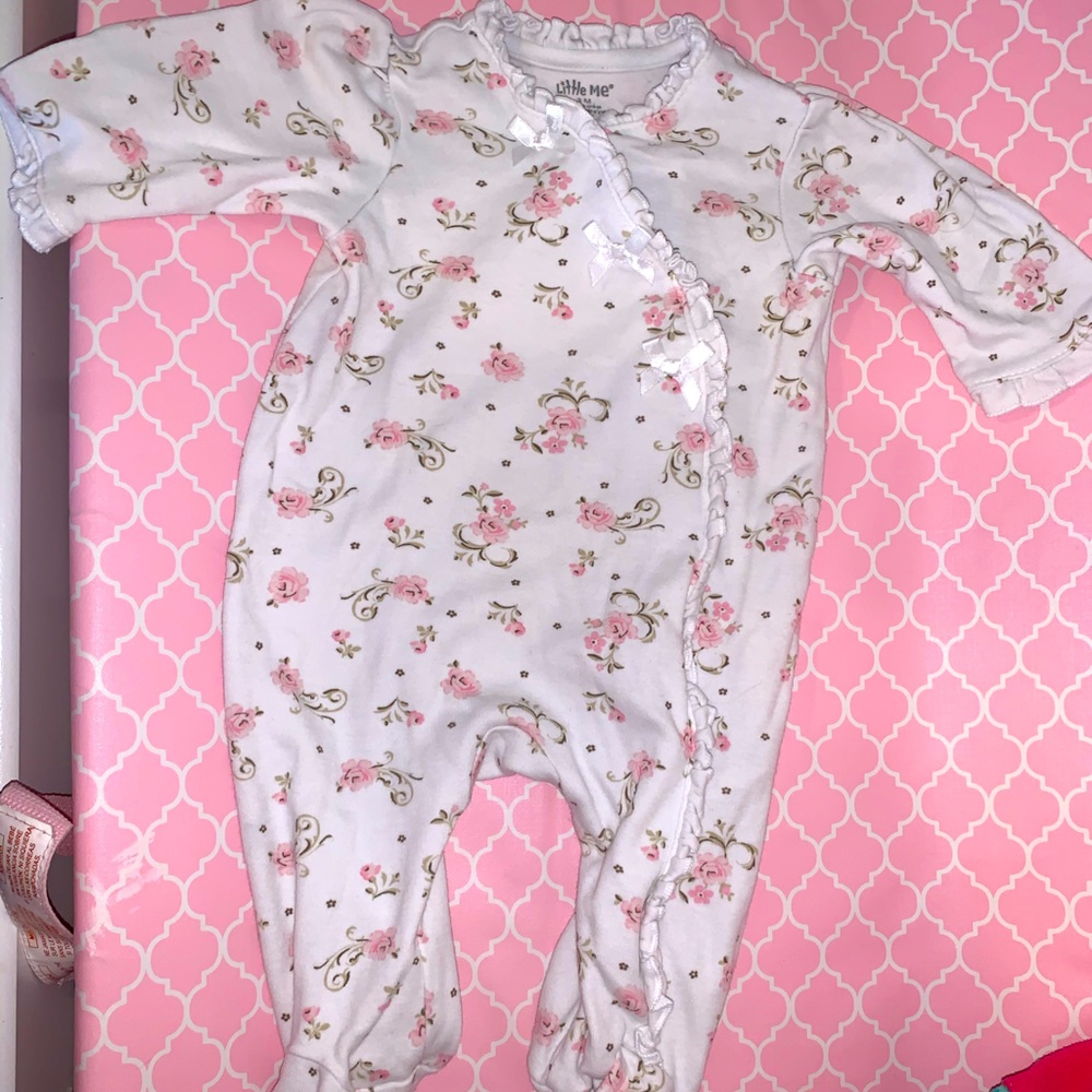 3 little me footie pjs BUNDLE